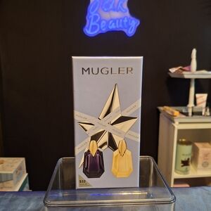 Mugler Star Fragrance Set with Purple and Yellow Bottles